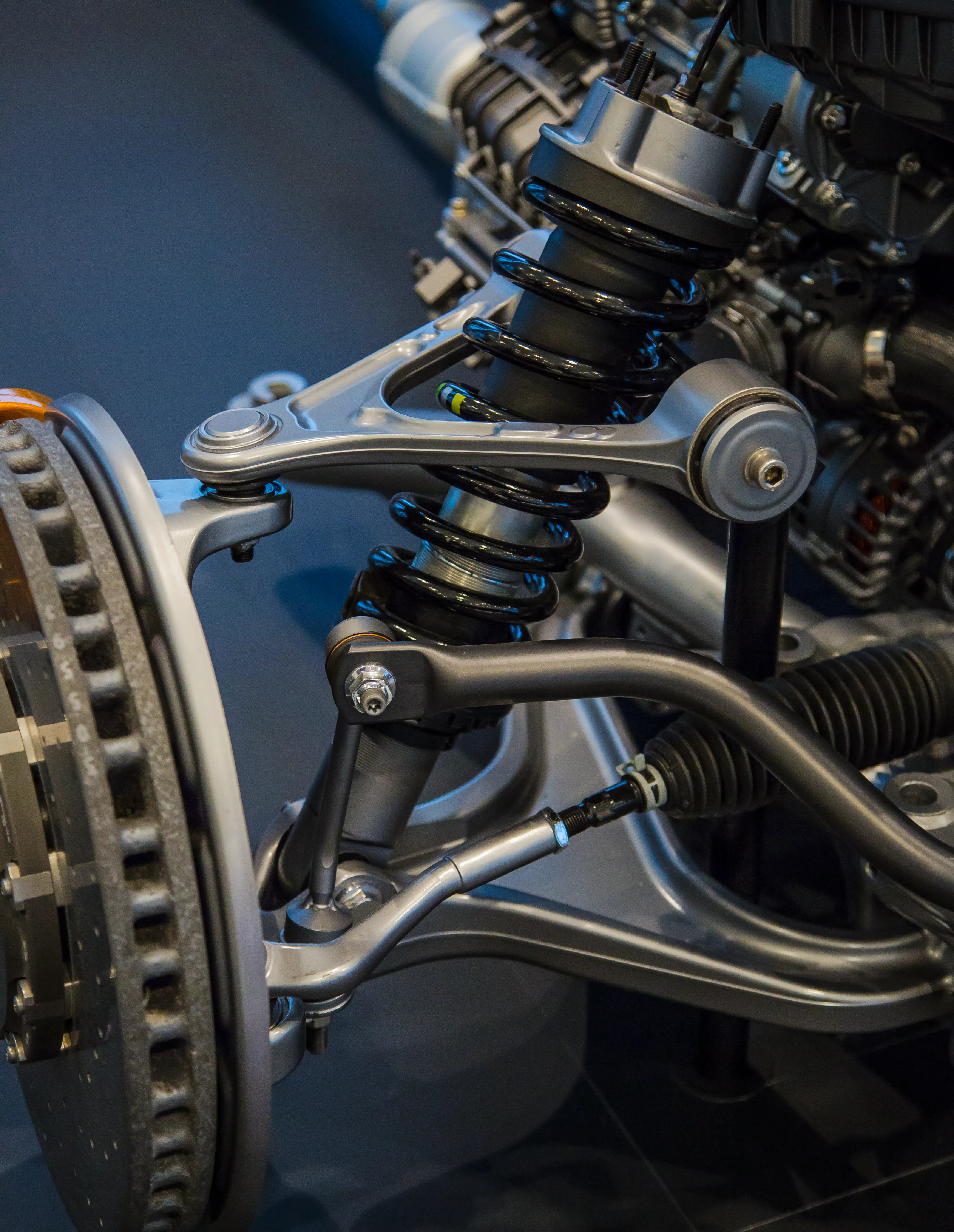Automotive components forged in aluminium