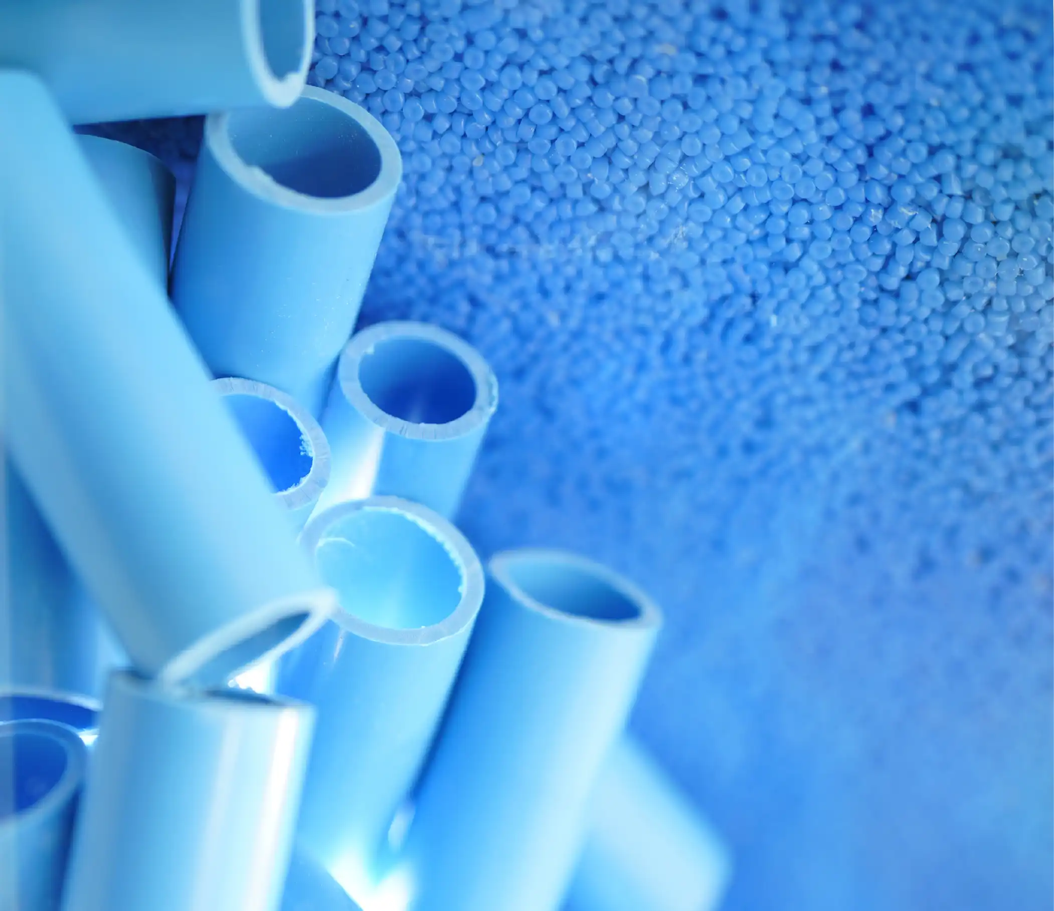 PVC plastic material for injection moulding
